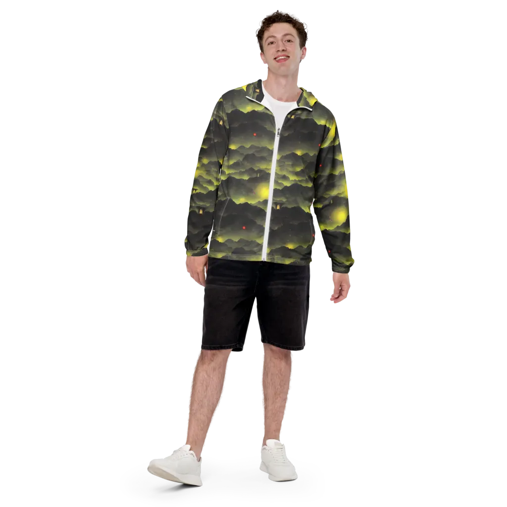 Spectral Isle on Men's Windbreaker — Front