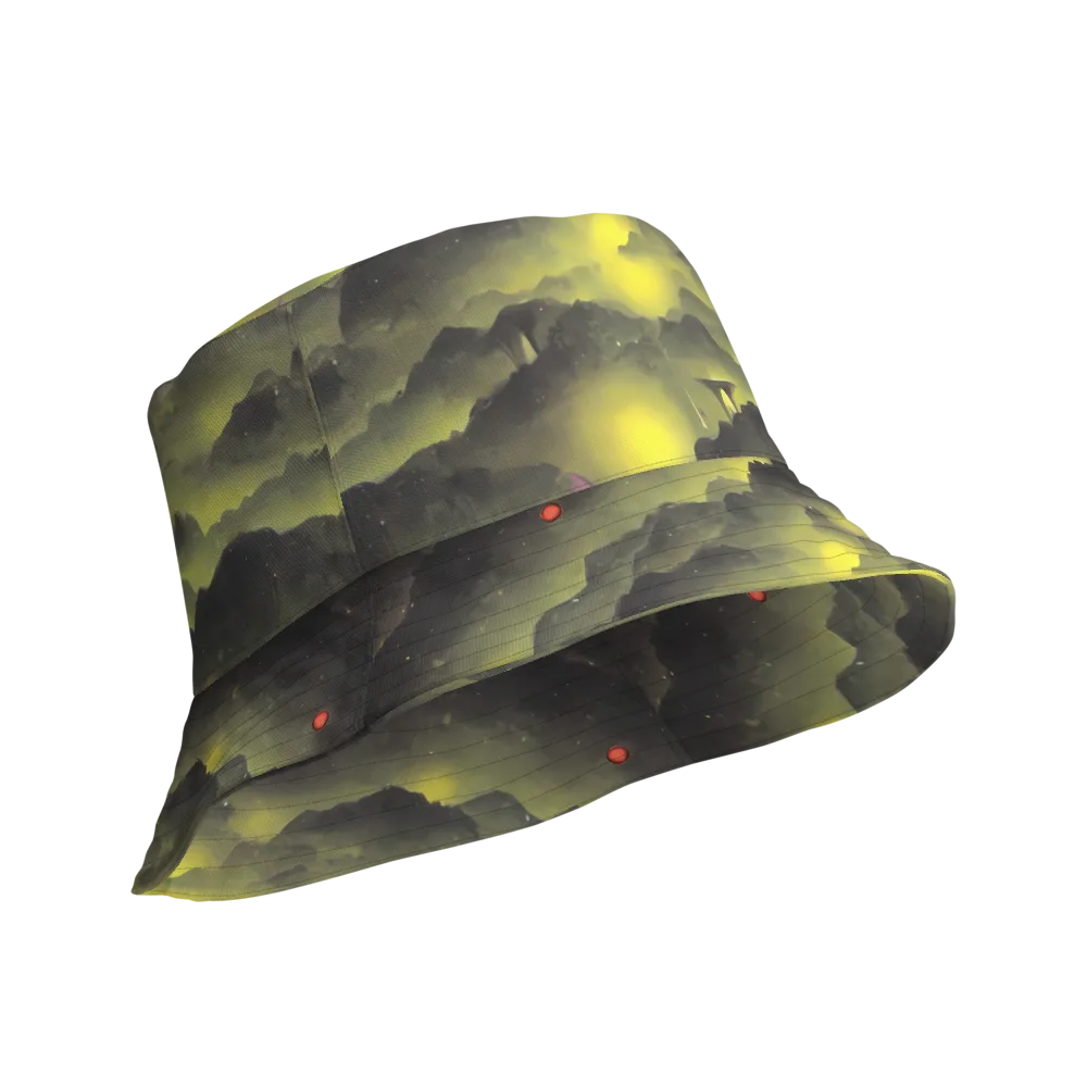 Spectral Isle on Reversible Bucket Hat — Product details Outside