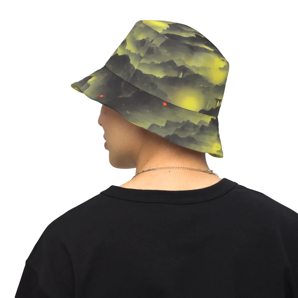 Spectral Isle on Reversible Bucket Hat — Back Inside