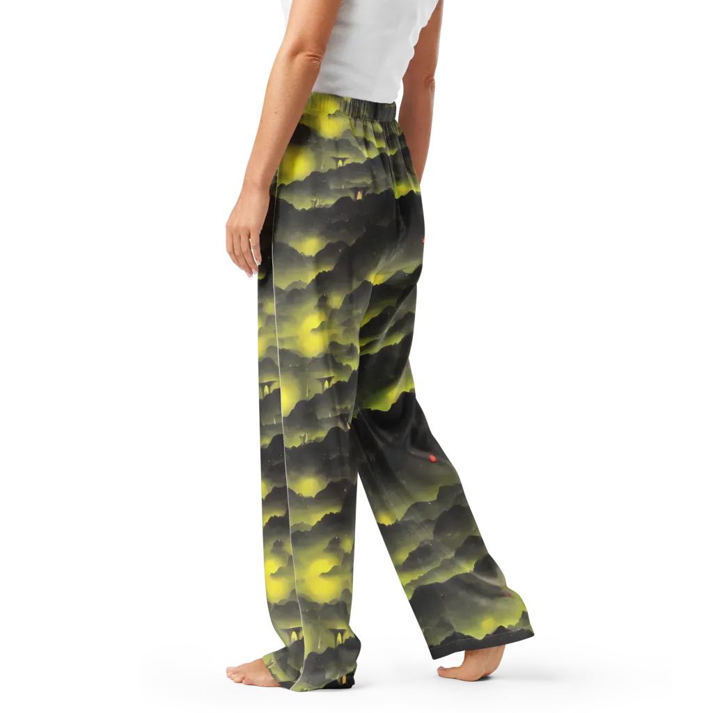 Spectral Isle on Women's Pajama Pants — Left