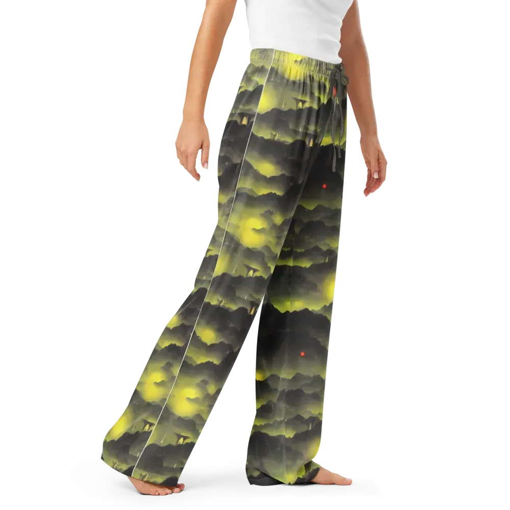 Spectral Isle on Women's Pajama Pants — Right Front