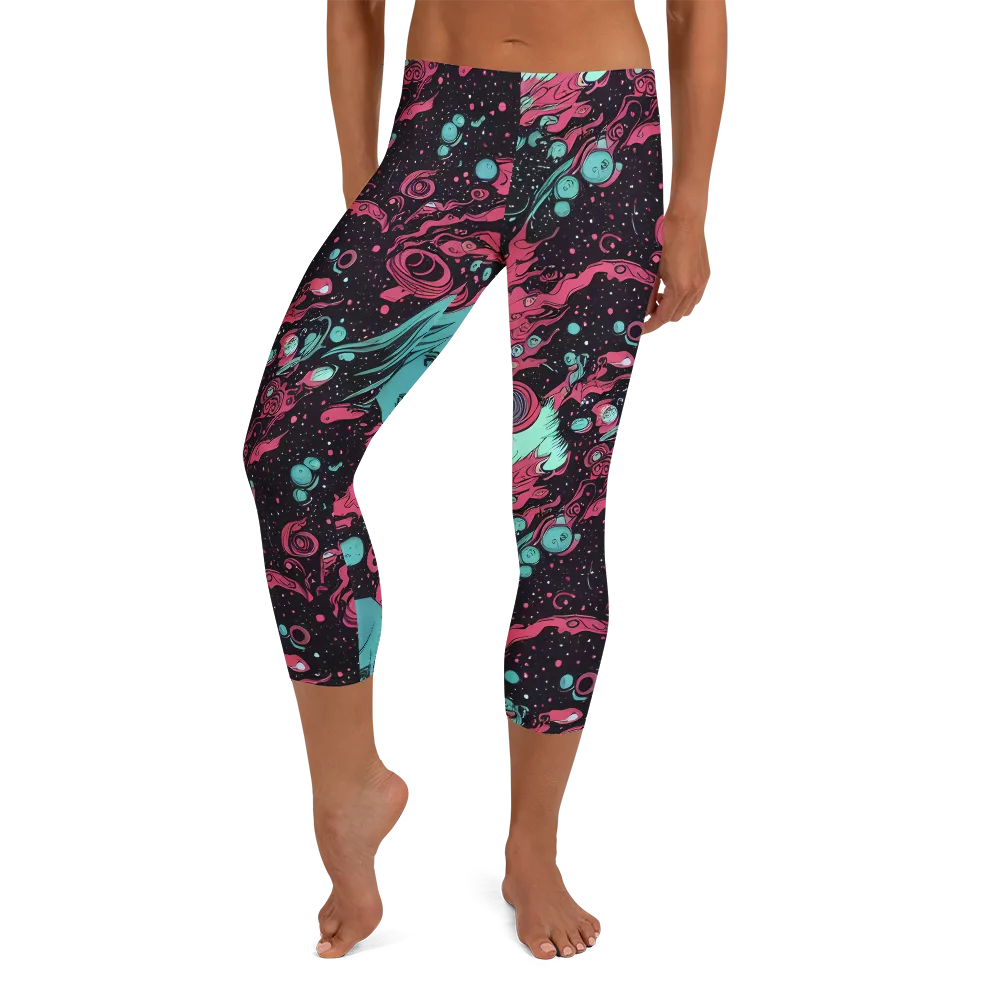 Spectral Dreamer on Capri Leggings — Front
