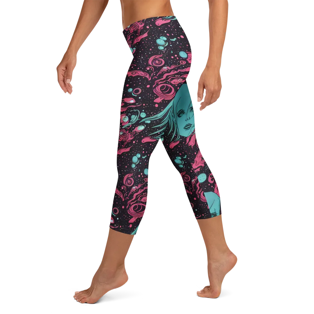 Spectral Dreamer on Capri Leggings — Left