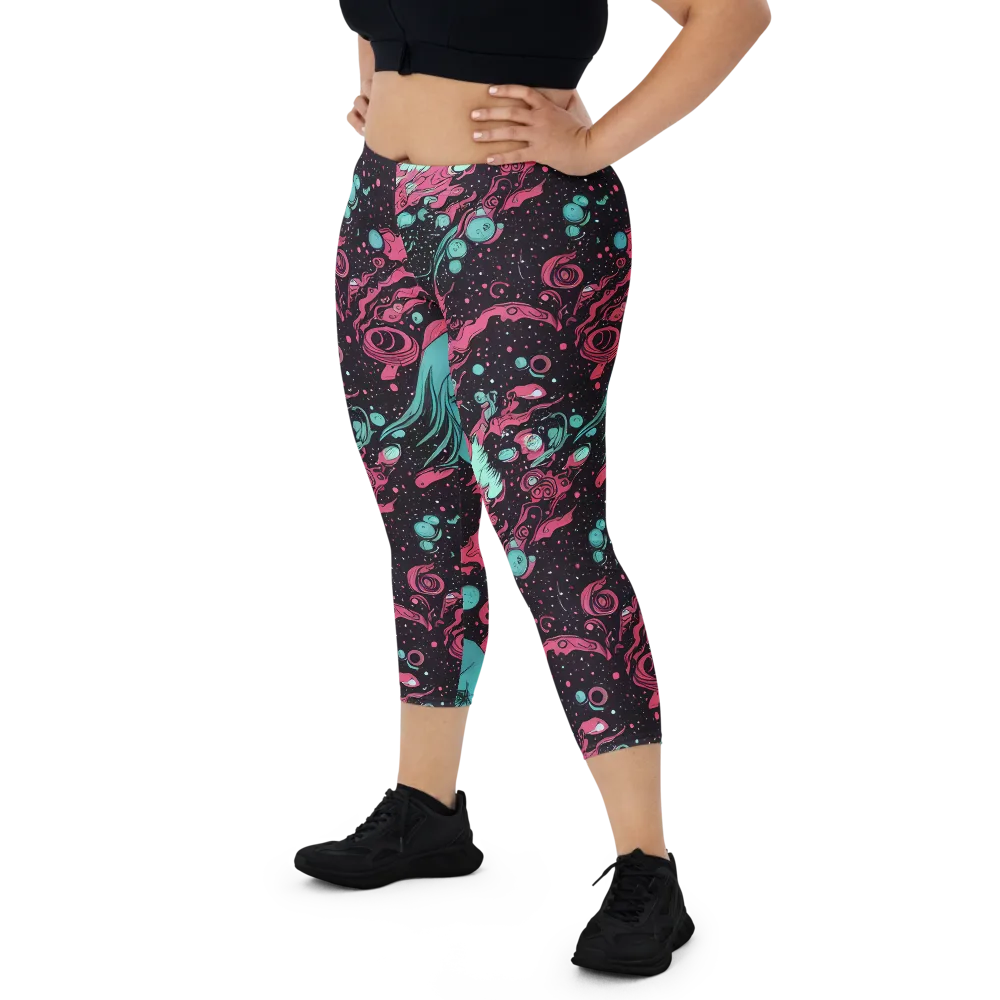 Spectral Dreamer on Capri Leggings — Front