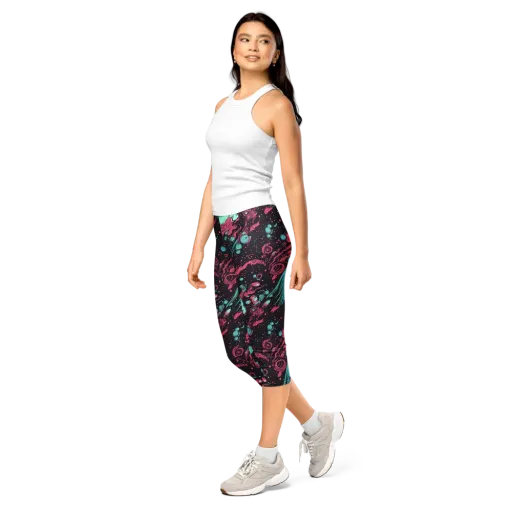 Spectral Dreamer on a Capri Leggings