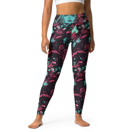 Spectral Dreamer on a Yoga Leggings