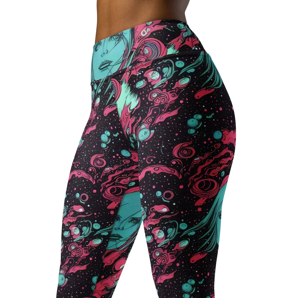 Spectral Dreamer on Yoga Leggings — Left Front