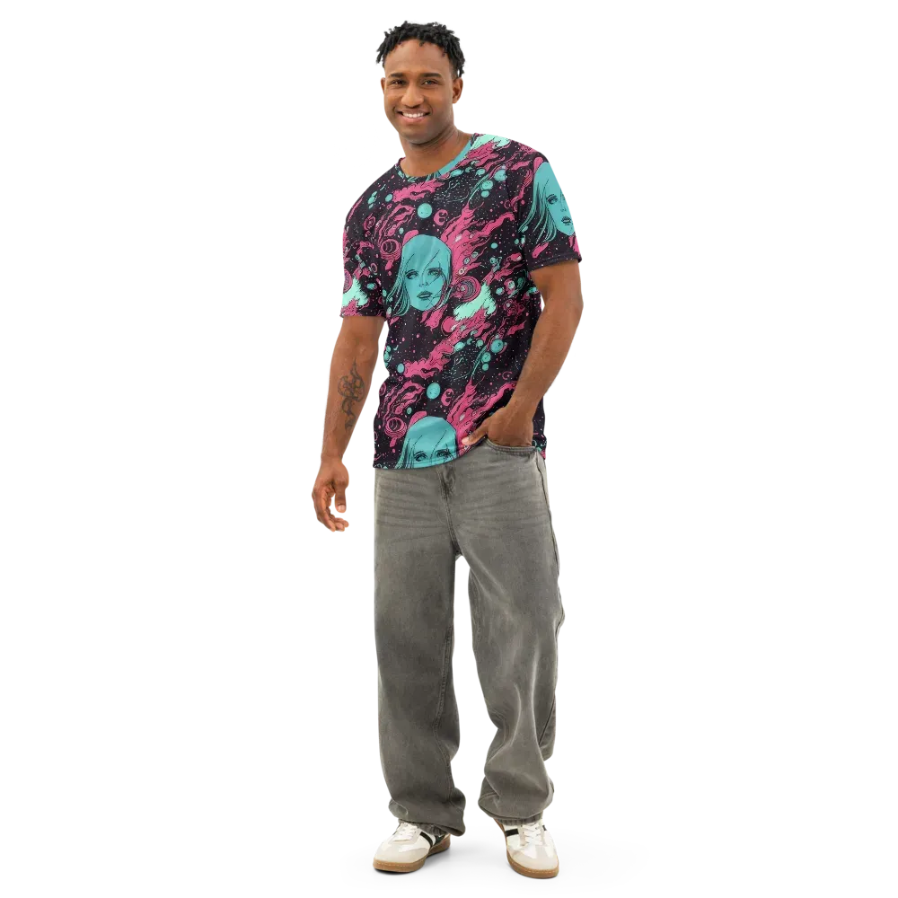 Spectral Dreamer on Men's Cotton Crew Neck T-Shirt — Front