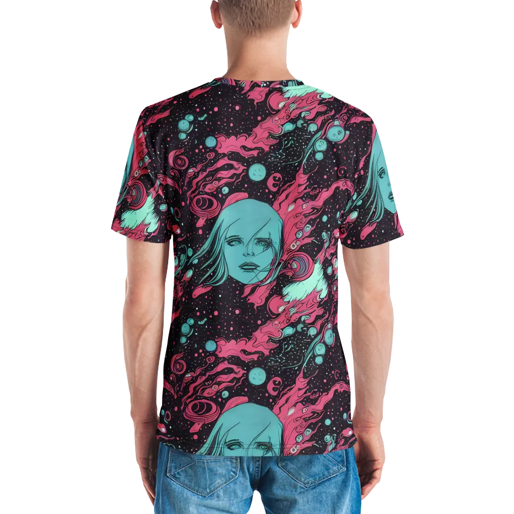 Spectral Dreamer on Men's Crew Neck T-Shirt — Back