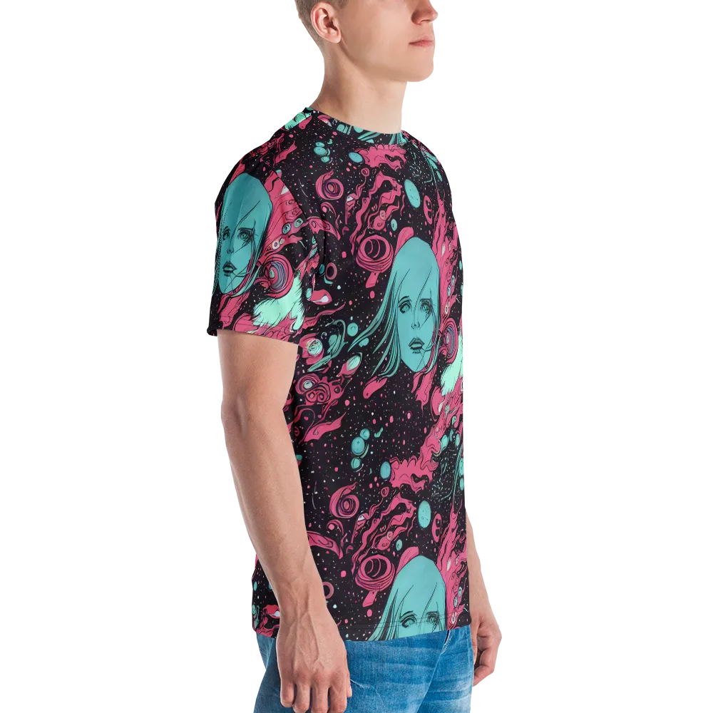 Spectral Dreamer on Men's Crew Neck T-Shirt — Right