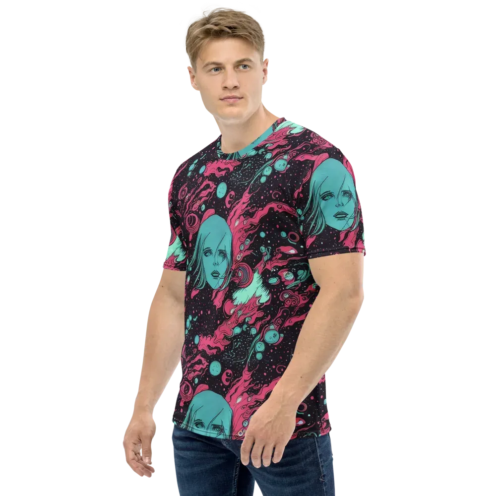 Spectral Dreamer on Men's Crew Neck T-Shirt — Left