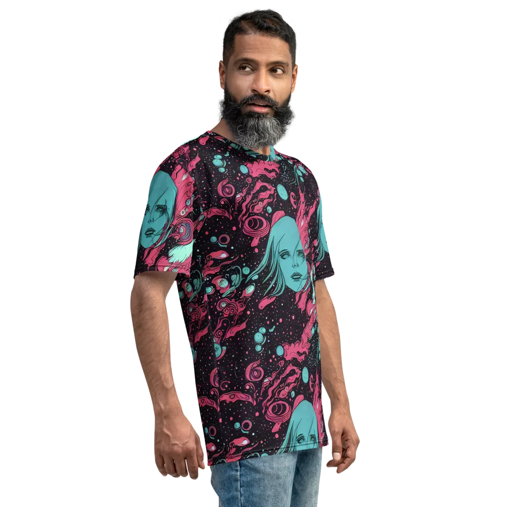 Spectral Dreamer on Men's Crew Neck T-Shirt — Right