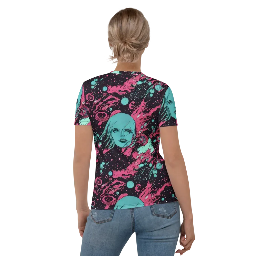 Spectral Dreamer on Women's Crew Neck T-Shirt — Back