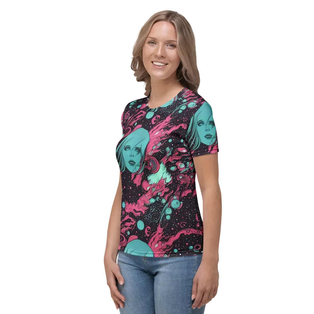 Spectral Dreamer on Women's Crew Neck T-Shirt — Left