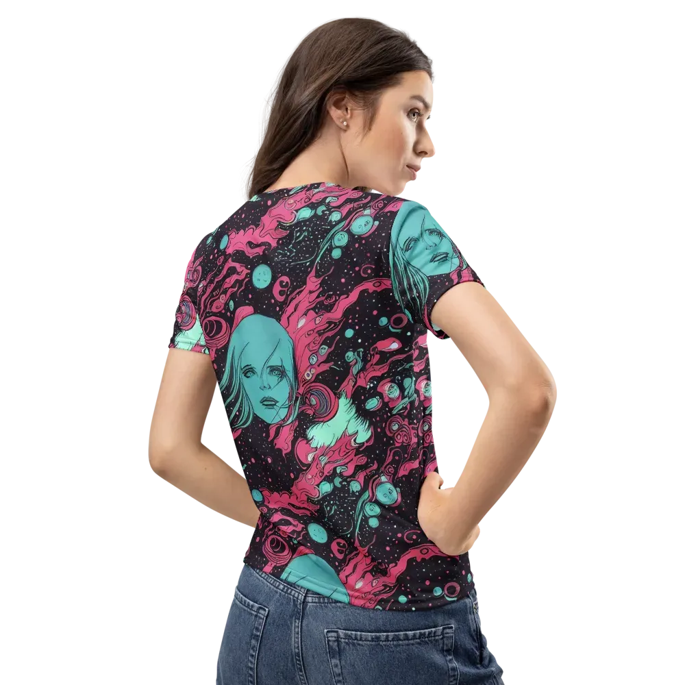 Spectral Dreamer on Women's Crew Neck T-Shirt — Back
