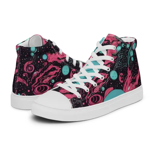Spectral Dreamer on a Women's High Top Canvas Shoes