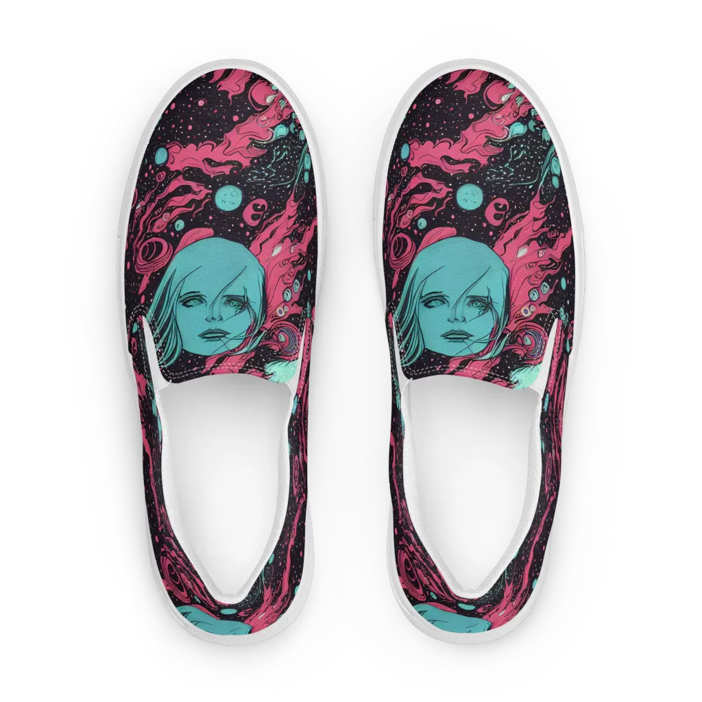 Spectral Dreamer on Men's Slip-On Canvas Shoes — Front