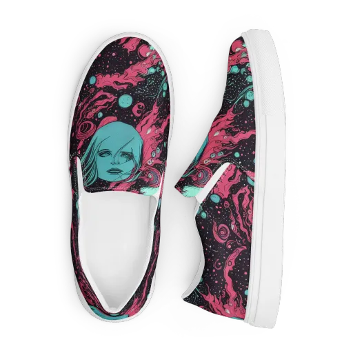 Spectral Dreamer on a Men's Slip-On Canvas Shoes