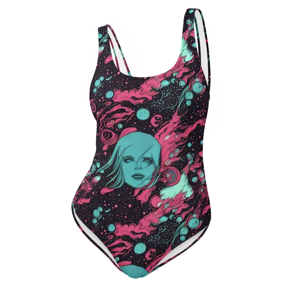 Spectral Dreamer on One-Piece Swimsuit — Front