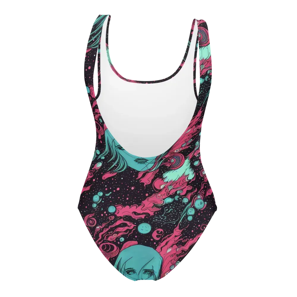 Spectral Dreamer on One-Piece Swimsuit — Back