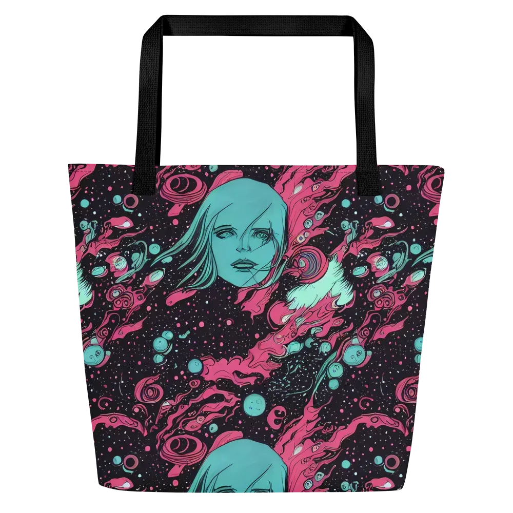 Spectral Dreamer on Large Tote Bag W/ Pocket — Front