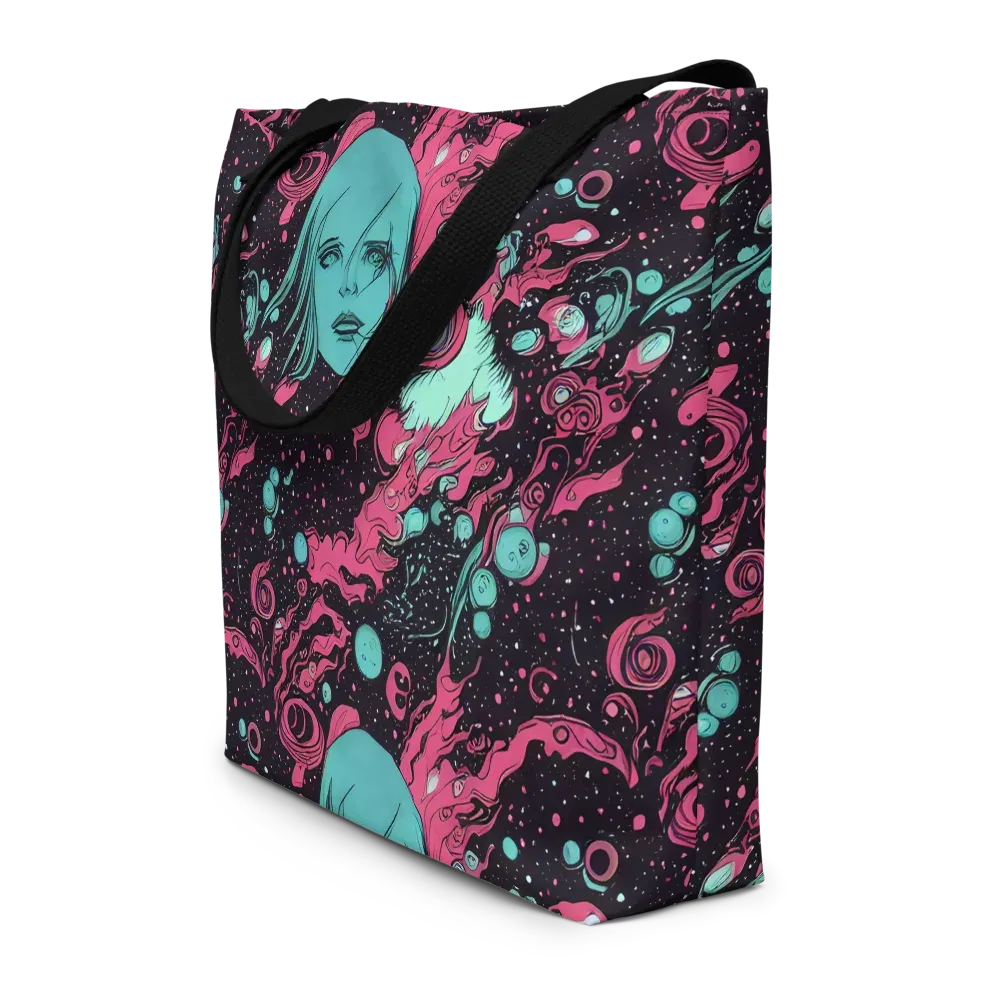 Spectral Dreamer on Large Tote Bag W/ Pocket — Front