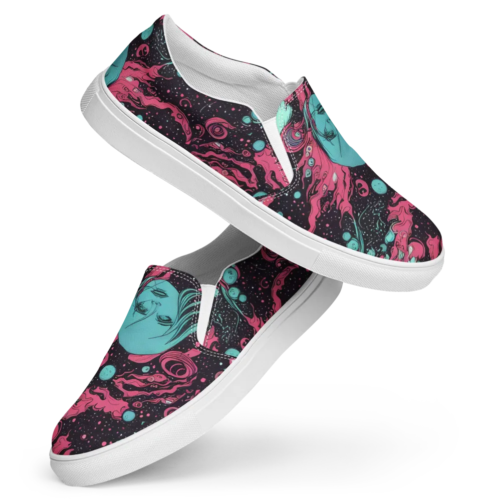 Spectral Dreamer on Women's Slip-On Canvas Shoes — Front