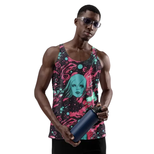 Spectral Dreamer on a Men's Tank Top