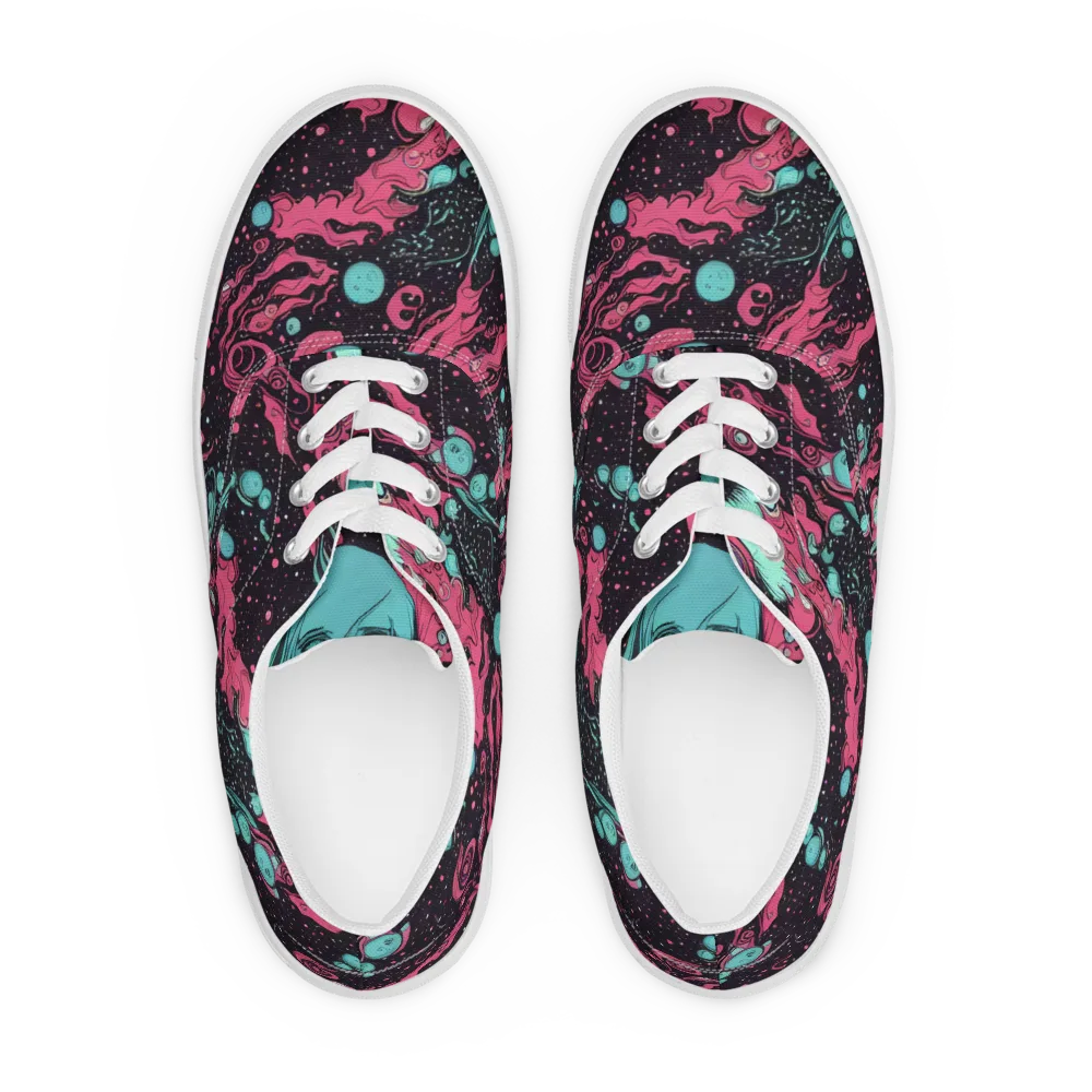 Spectral Dreamer on Men's Lace-Up Canvas Shoes — Front