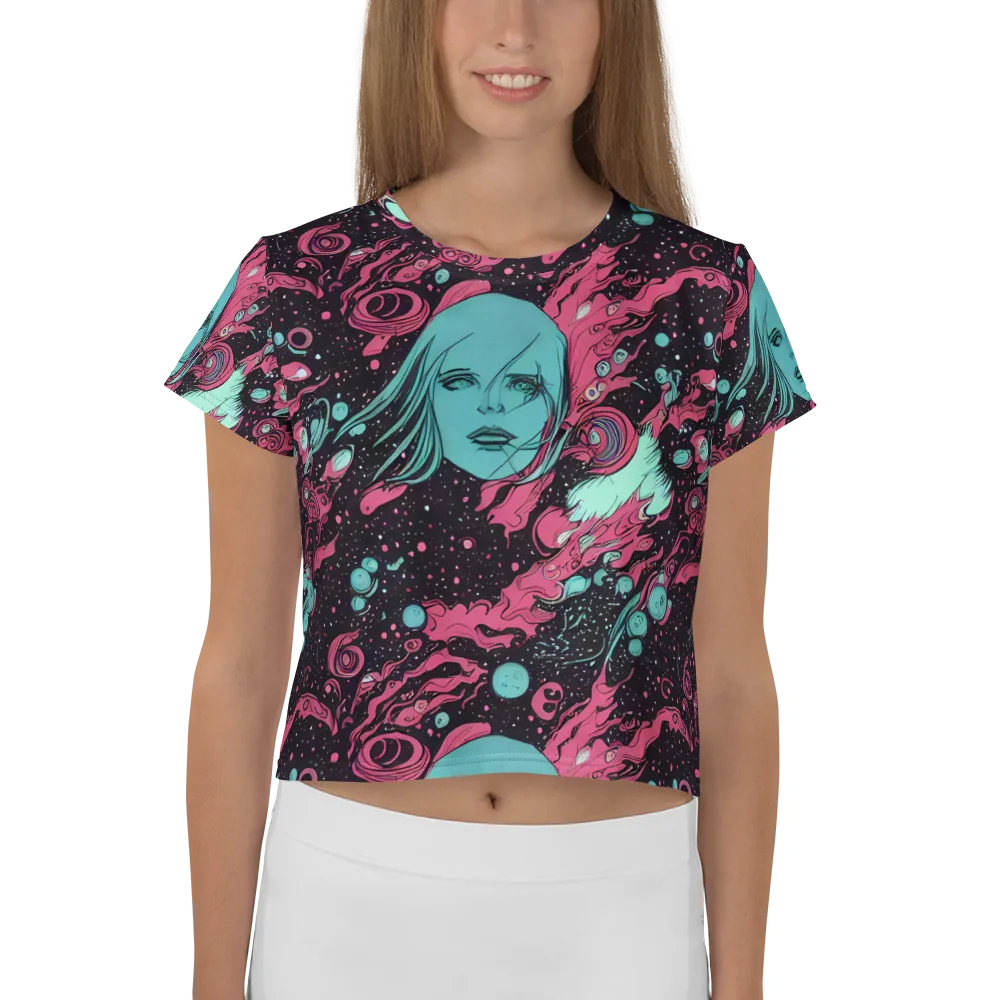 Spectral Dreamer on Crop Tee — Front