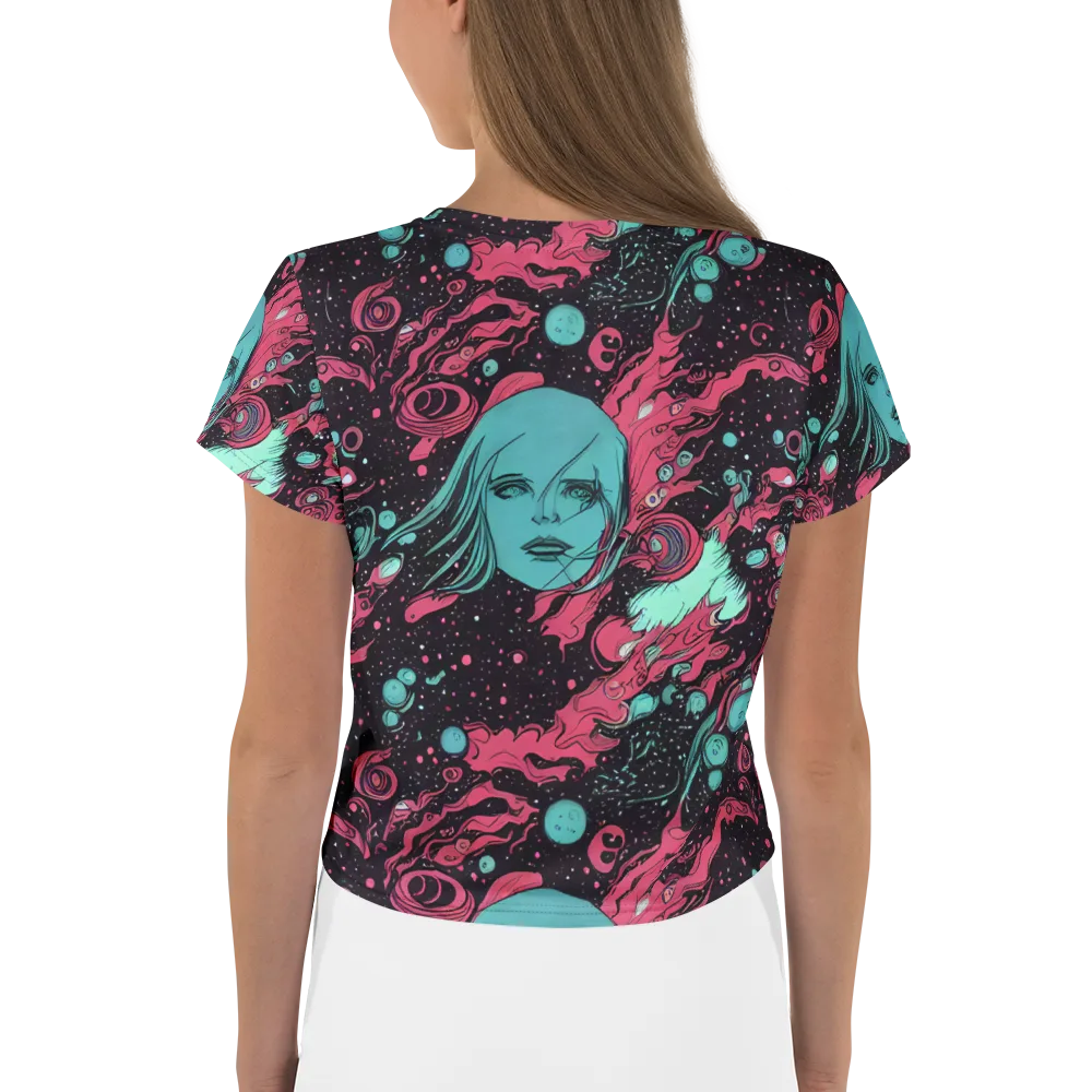 Spectral Dreamer on Crop Tee — Back