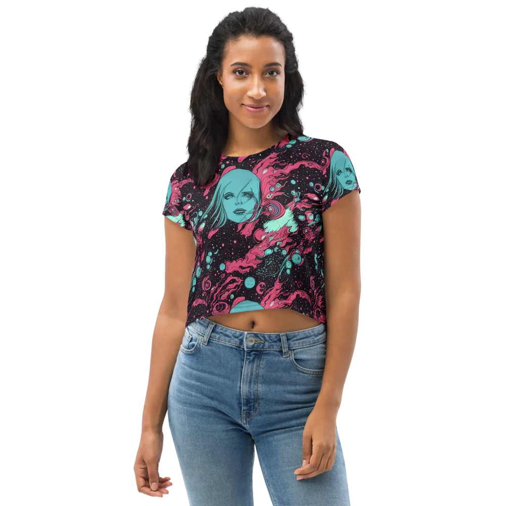 Spectral Dreamer on Crop Tee — Front