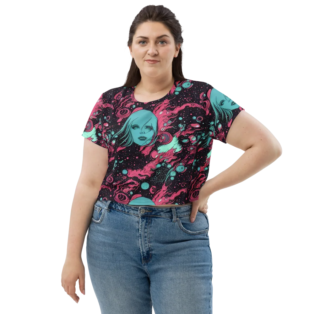 Spectral Dreamer on Crop Tee — Front