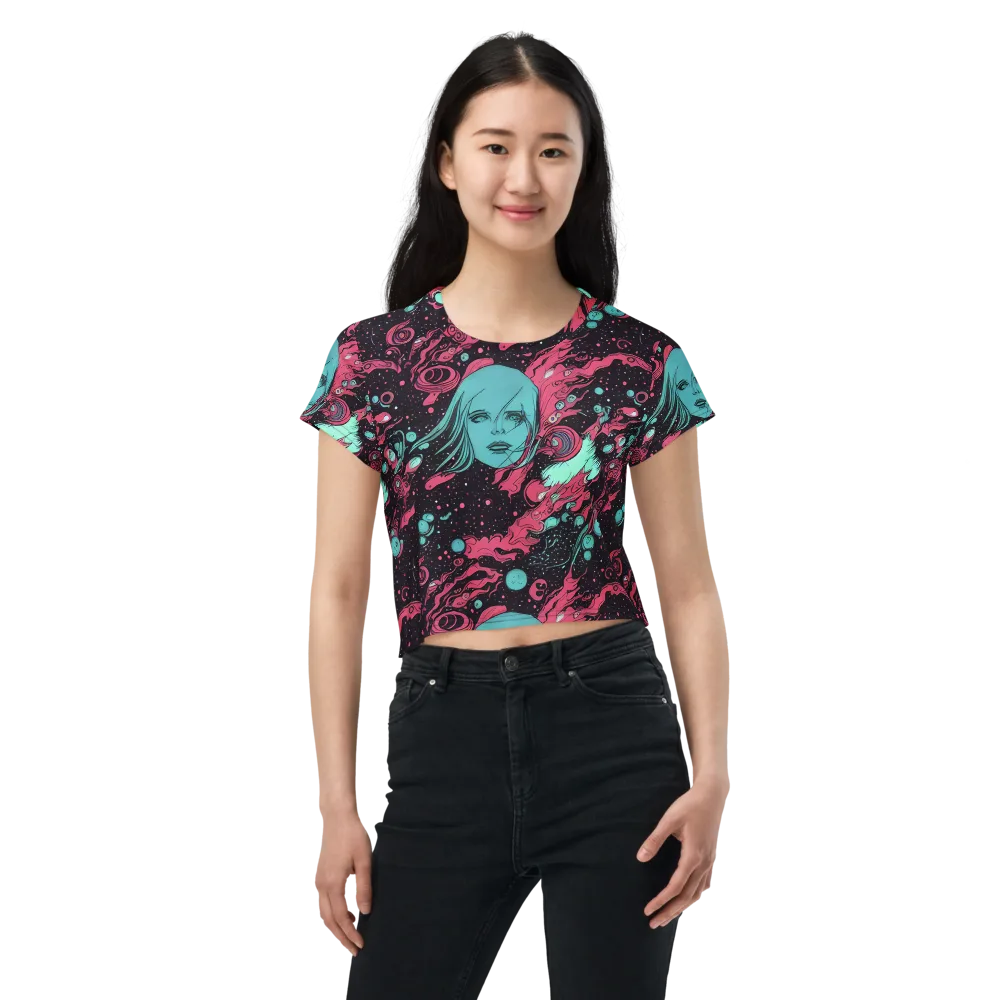 Spectral Dreamer on Crop Tee — Front