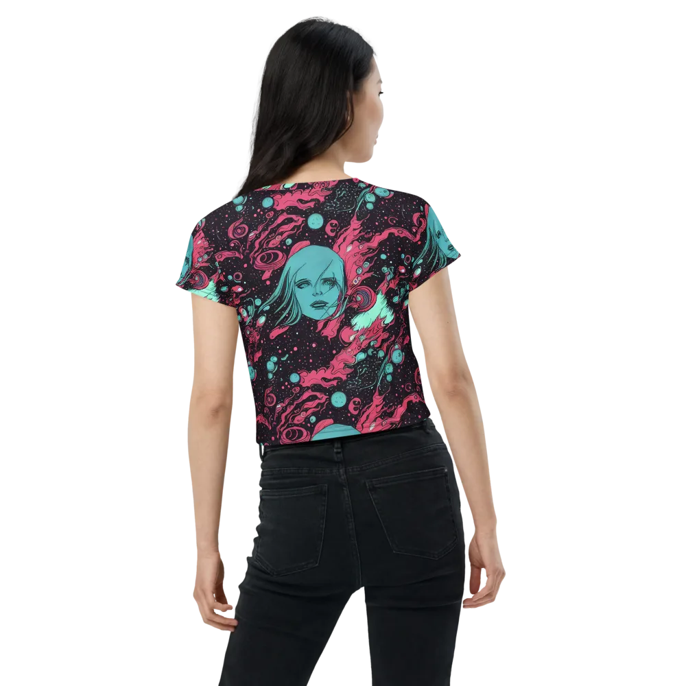 Spectral Dreamer on Crop Tee — Back