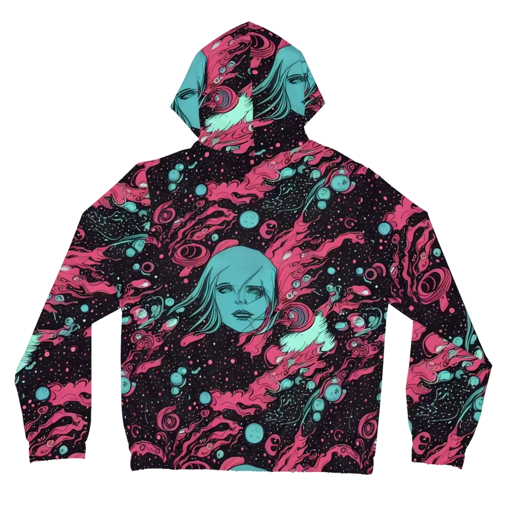 Spectral Dreamer on Women's Full-Zip Hoodie — Back