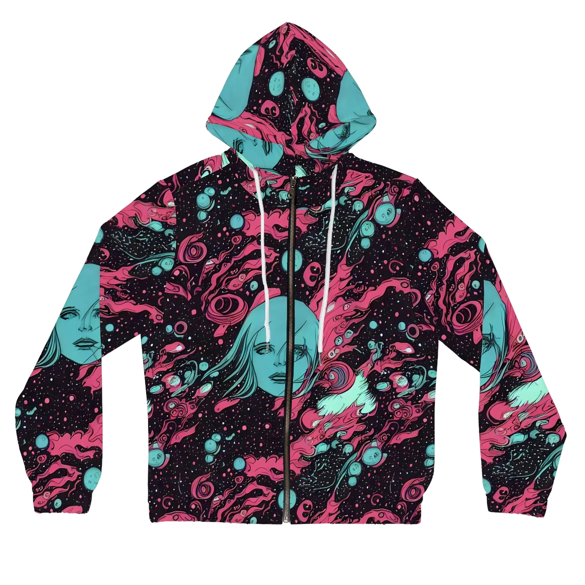 Spectral Dreamer on Women's Full-Zip Hoodie — Front