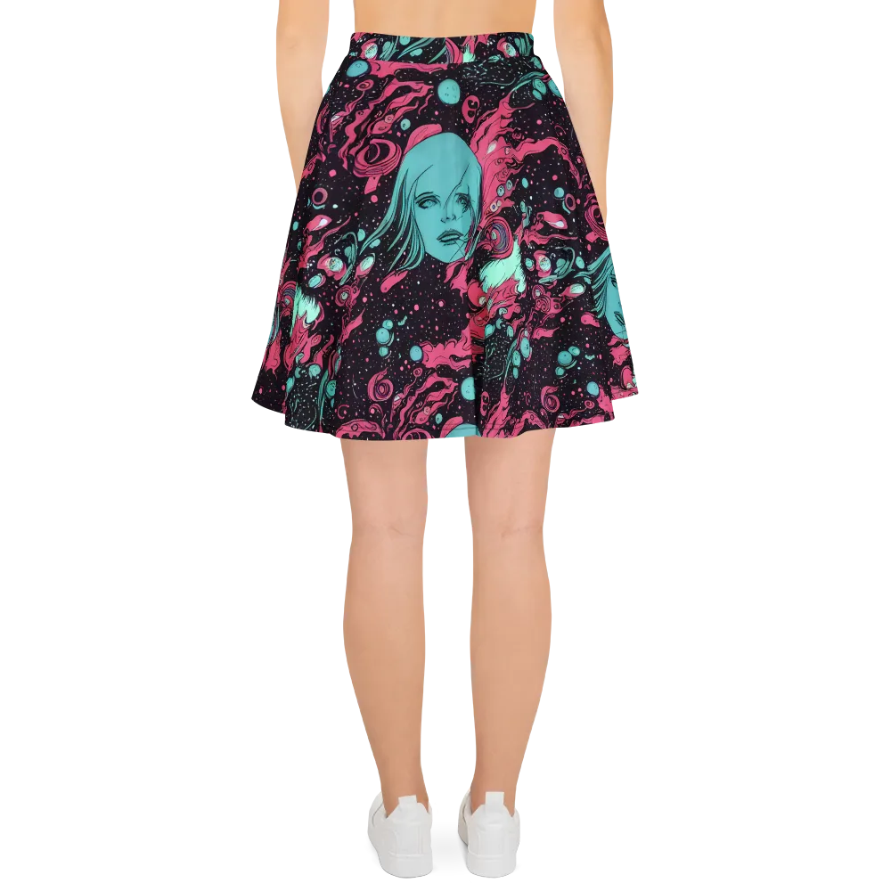 Spectral Dreamer on Skater Skirt — Back