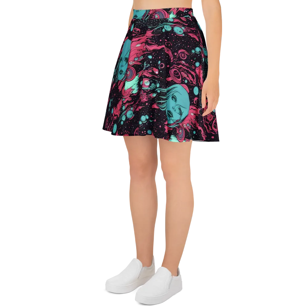 Spectral Dreamer on Skater Skirt — Left