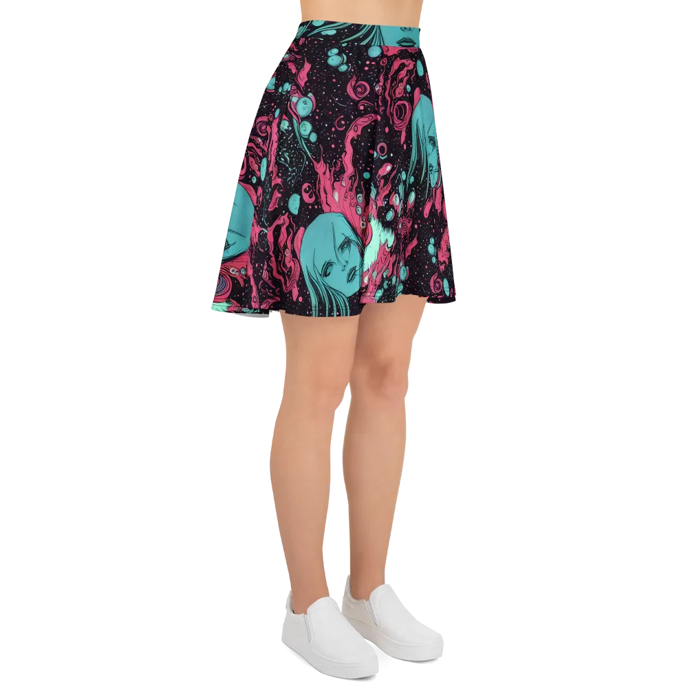 Spectral Dreamer on Skater Skirt — Right