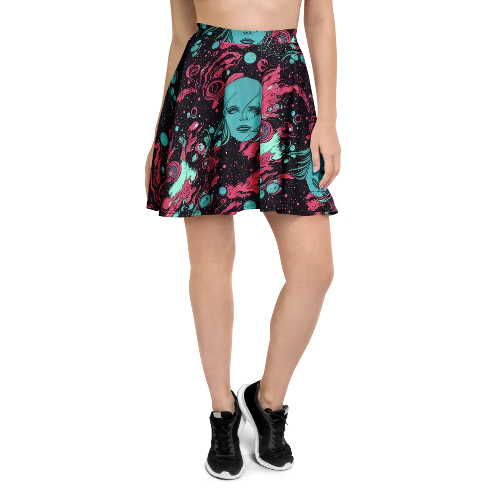 Spectral Dreamer on Skater Skirt — Front