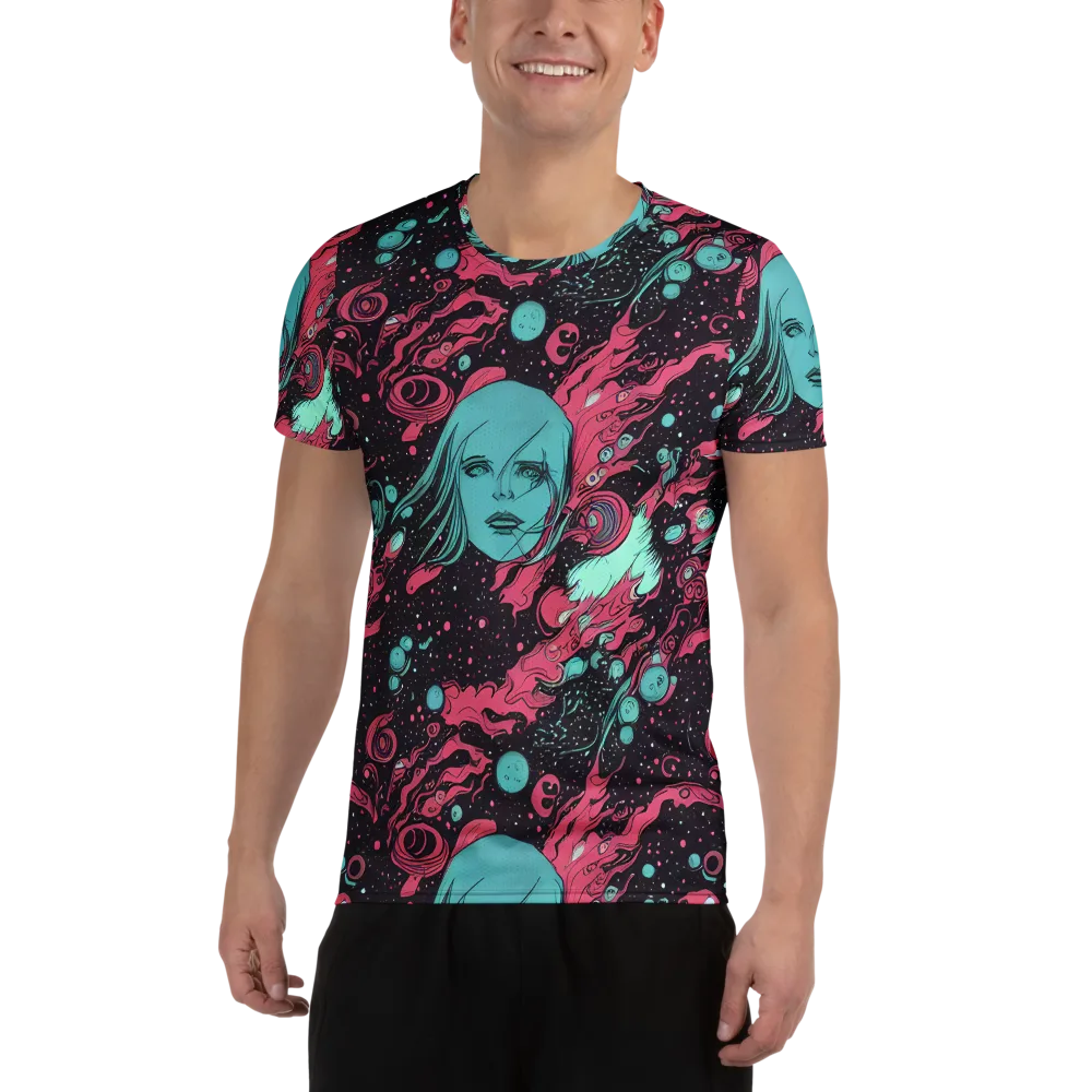 Spectral Dreamer on Men's Athletic T-Shirt — Front
