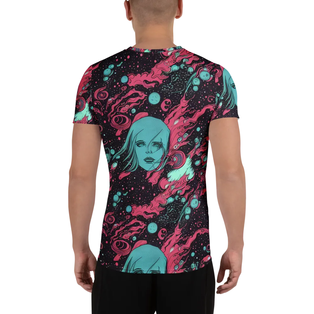 Spectral Dreamer on Men's Athletic T-Shirt — Back