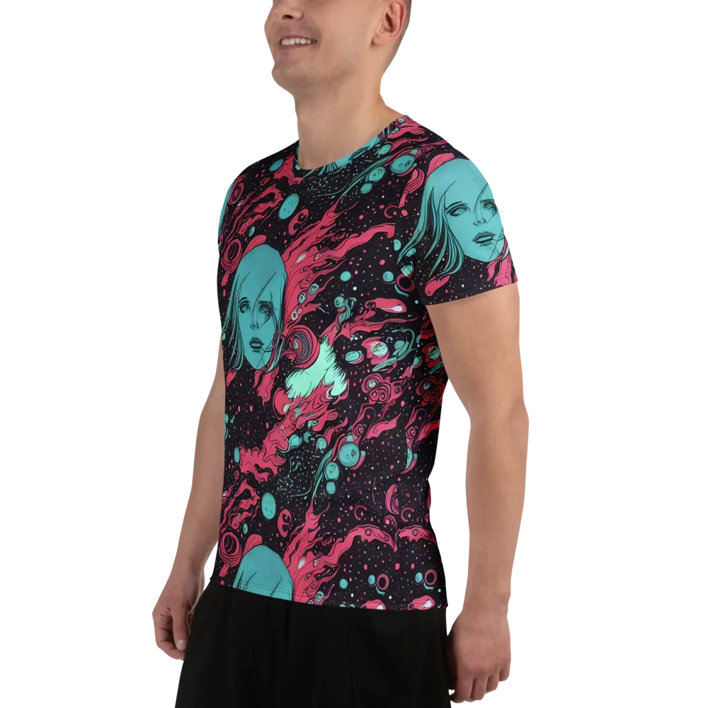 Spectral Dreamer on Men's Athletic T-Shirt — Left
