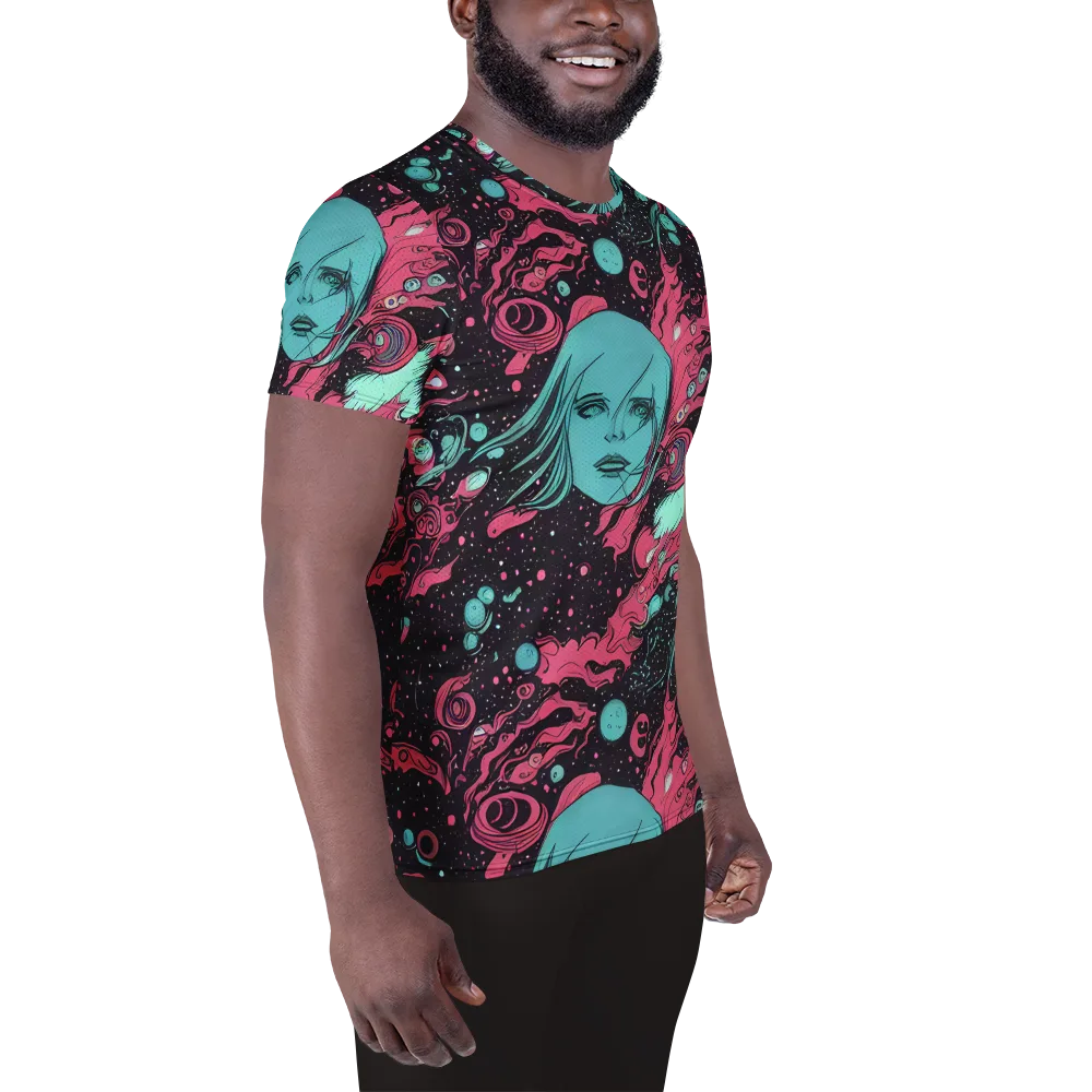 Spectral Dreamer on Men's Athletic T-Shirt — Right