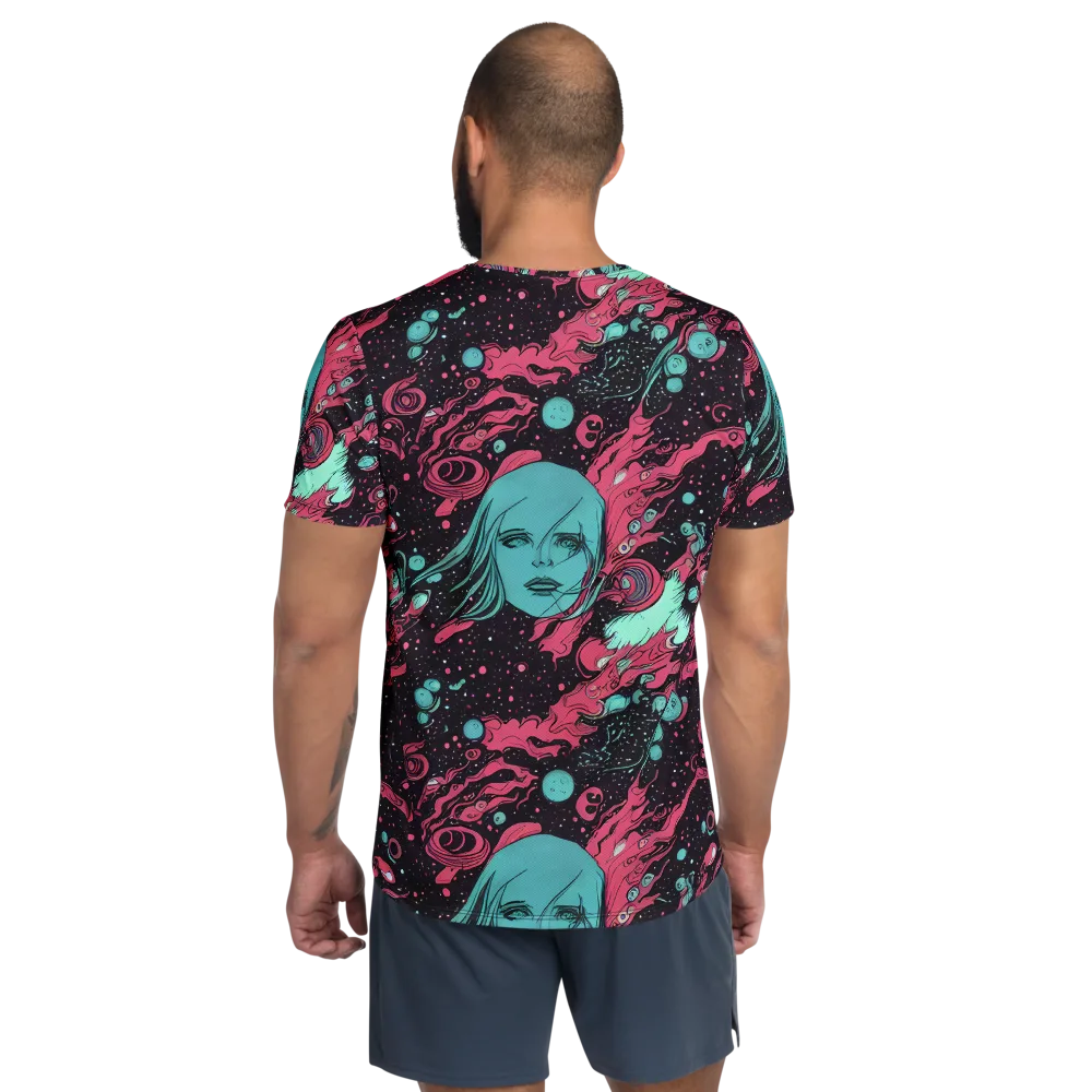 Spectral Dreamer on Men's Athletic T-Shirt — Back