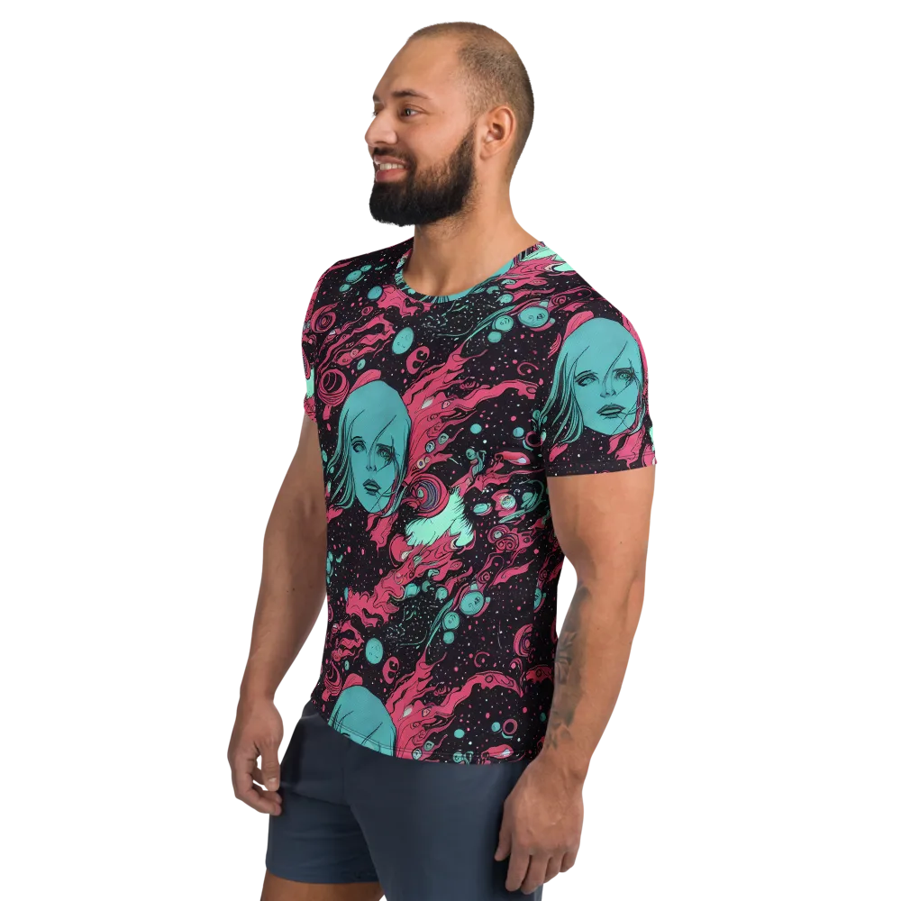 Spectral Dreamer on Men's Athletic T-Shirt — Left