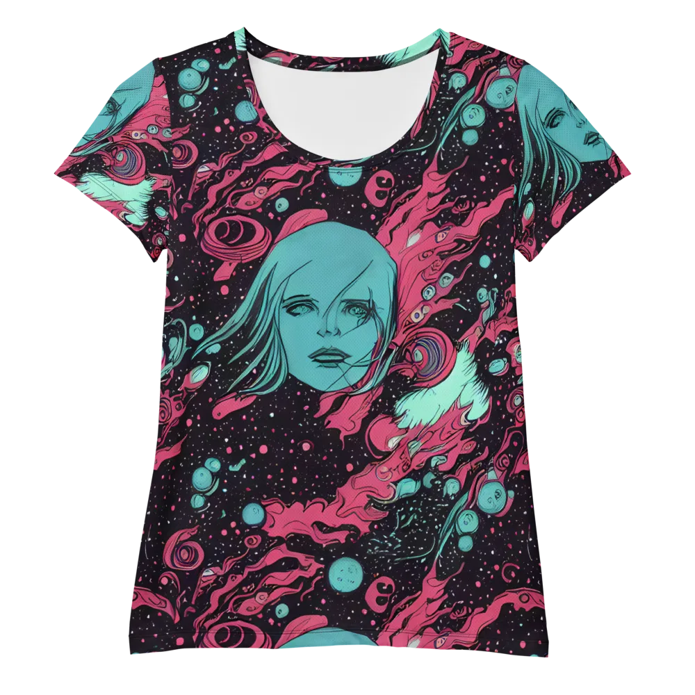 Spectral Dreamer on Women's Athletic T-Shirt — Front
