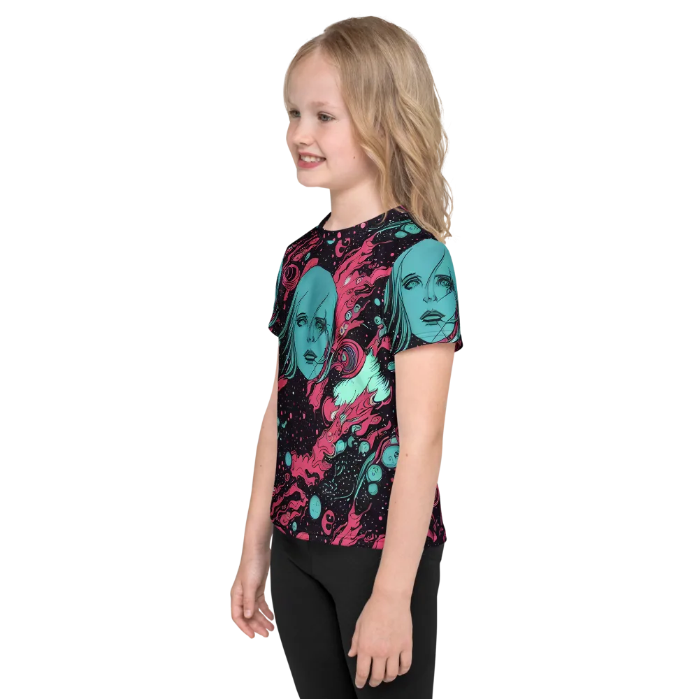 Spectral Dreamer on Kids Crew Neck T-Shirt — Left