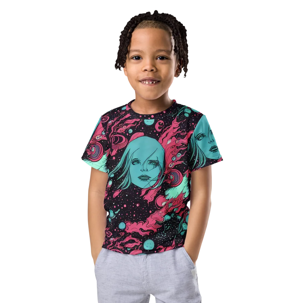 Spectral Dreamer on Kids Crew Neck T-Shirt — Front